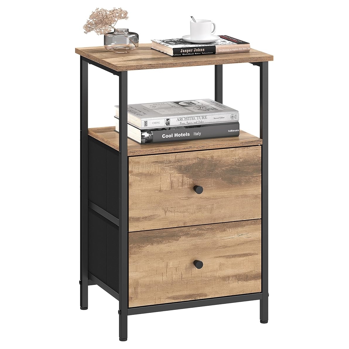 2-Drawer Side Table $40