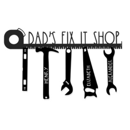 Steel Family Name Sign $39