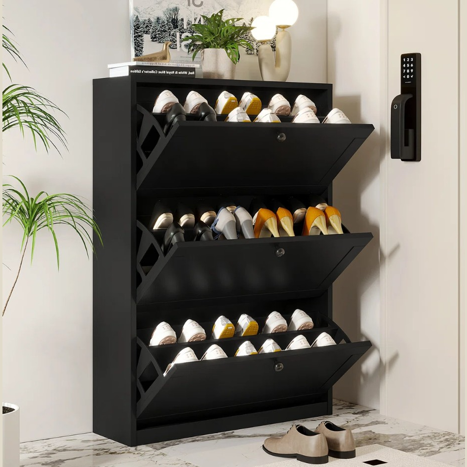 Flip Drawer Shoe Storage Cabinet $110