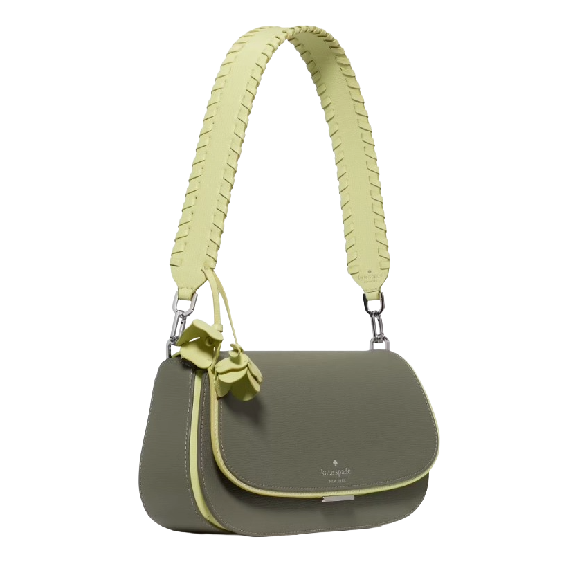 Kate Spade Floral Strap Leather Bag $91