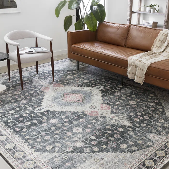 5' x 7' Stain-Resistant Area Rug $70