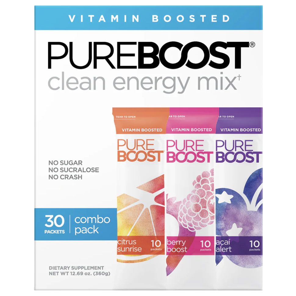 30pk Pureboost Clean Energy Drink Mix $20