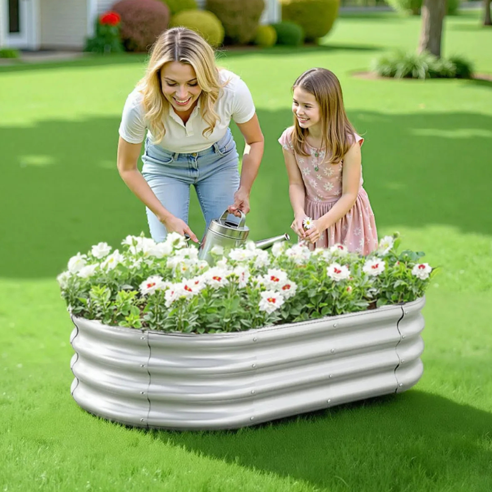 VEVOR 4' x 2' Raised Garden Bed $26