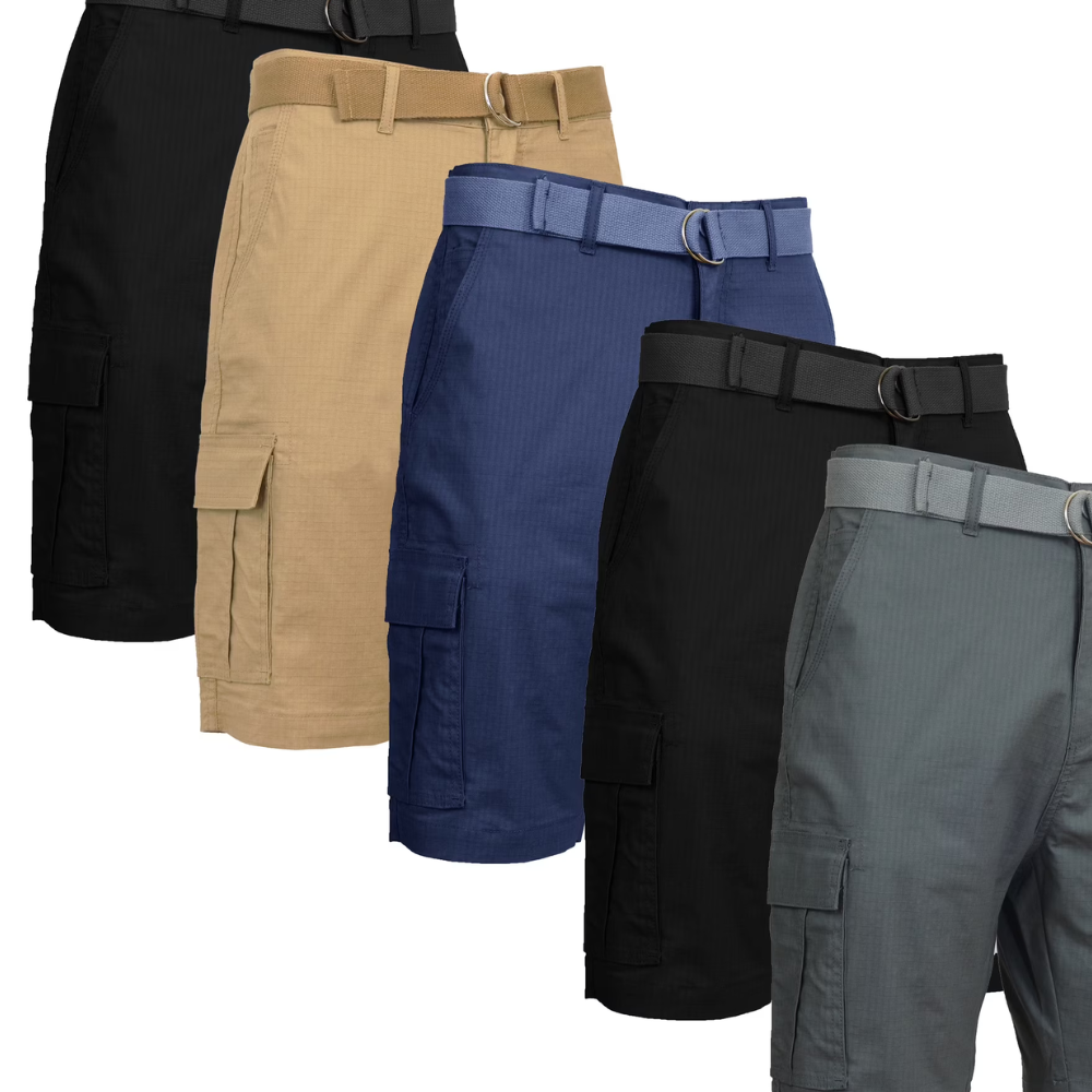 3pk Ripstop Cargo Shorts $27