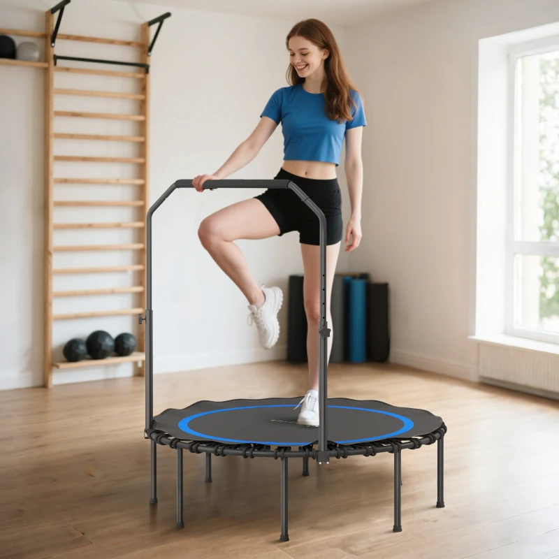 Exercise Trampoline with Handlebar $76