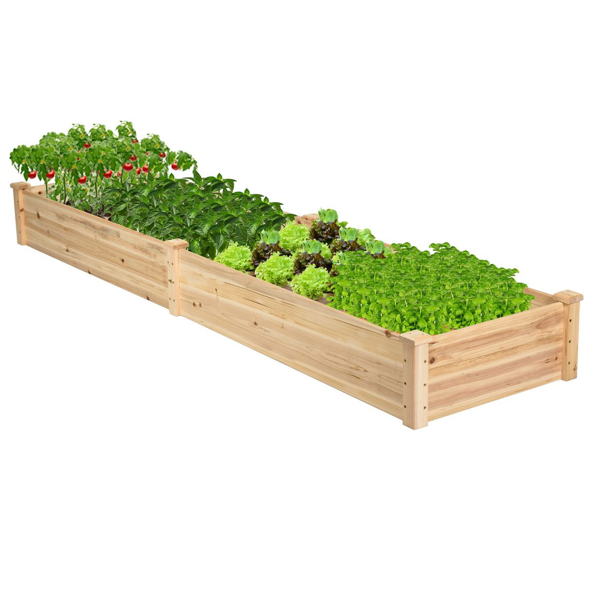 Wooden Raised Garden Bed $50
