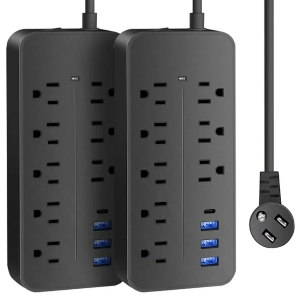 2pk Multi-Port Surge Protectors $33