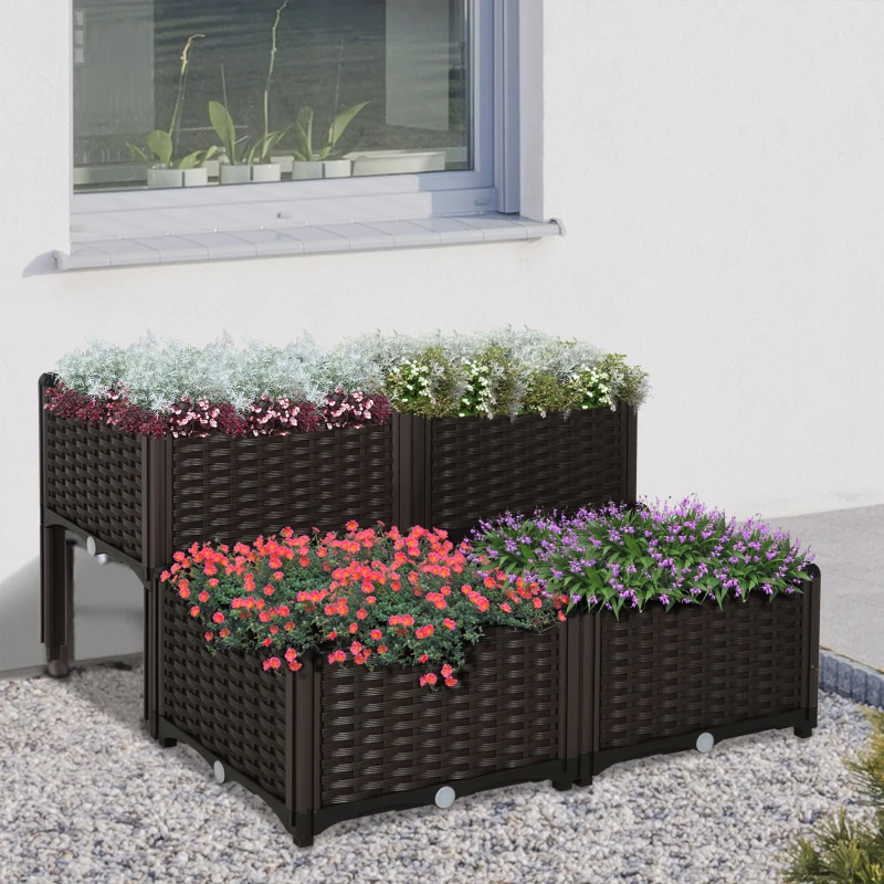 4pc Outdoor Planter Set $68 Shipped