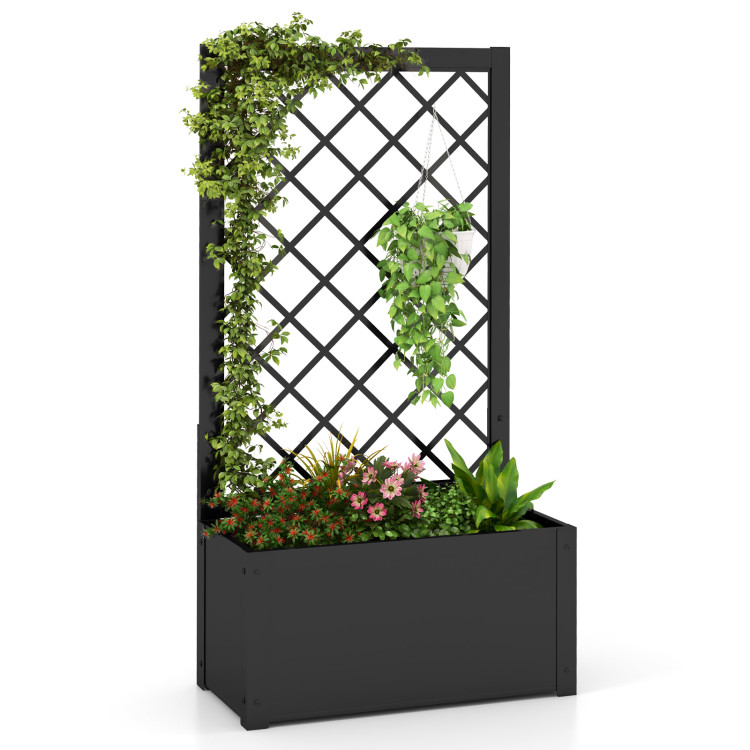 Raised Garden Bed with Trellis $65
