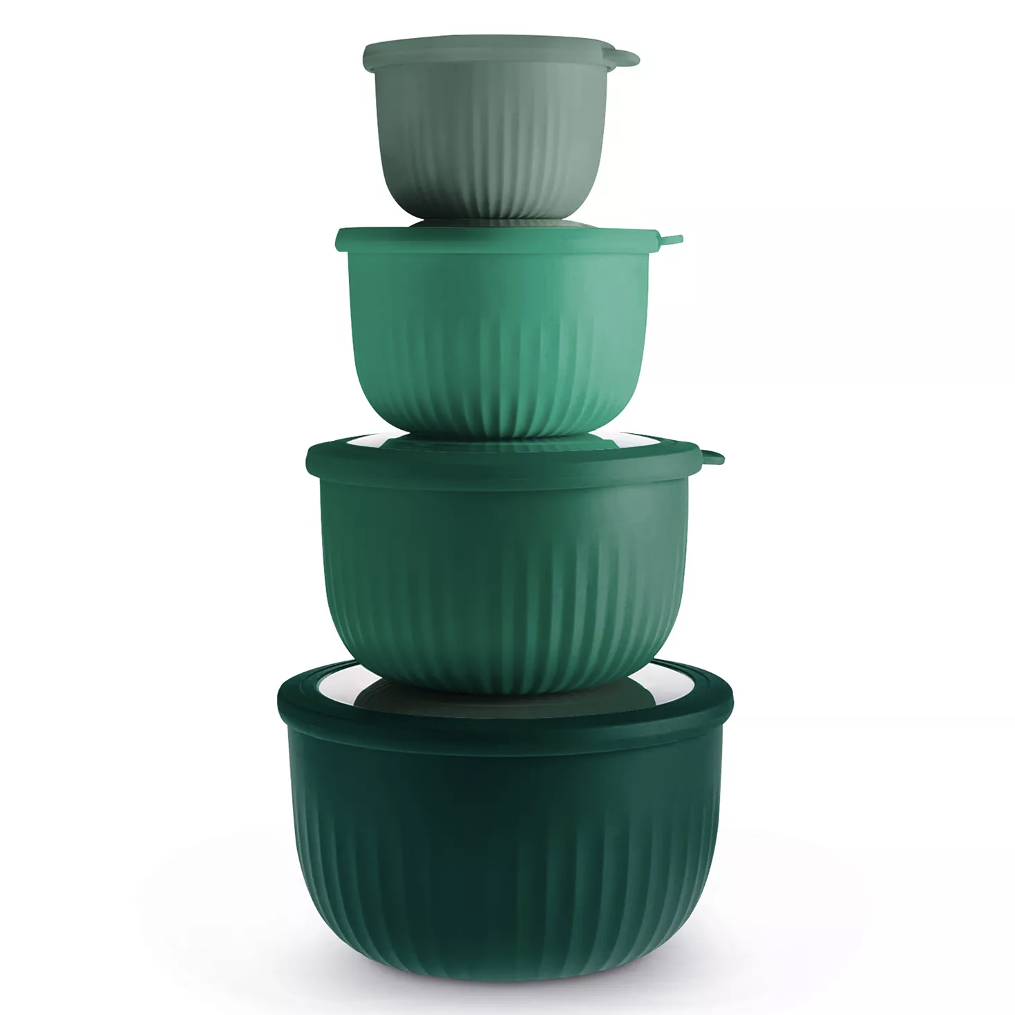 8pc Nesting Bowl Set with Lids $10