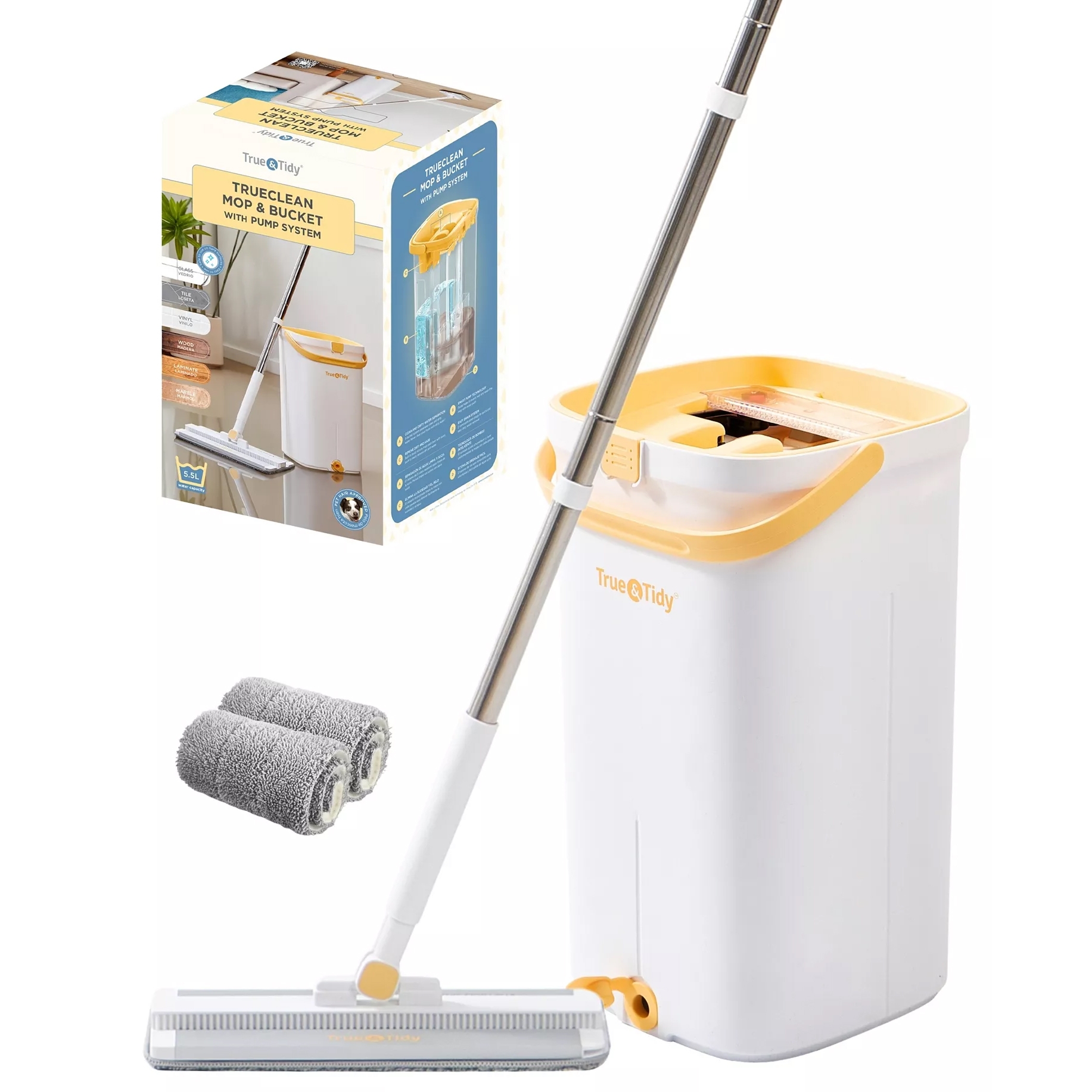 True & Tidy Mop & Bucket Pump System $35