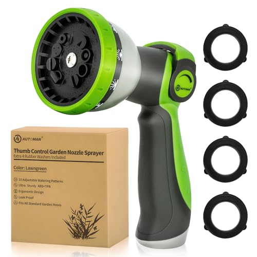 Thumb-Control Garden Hose Nozzle $8