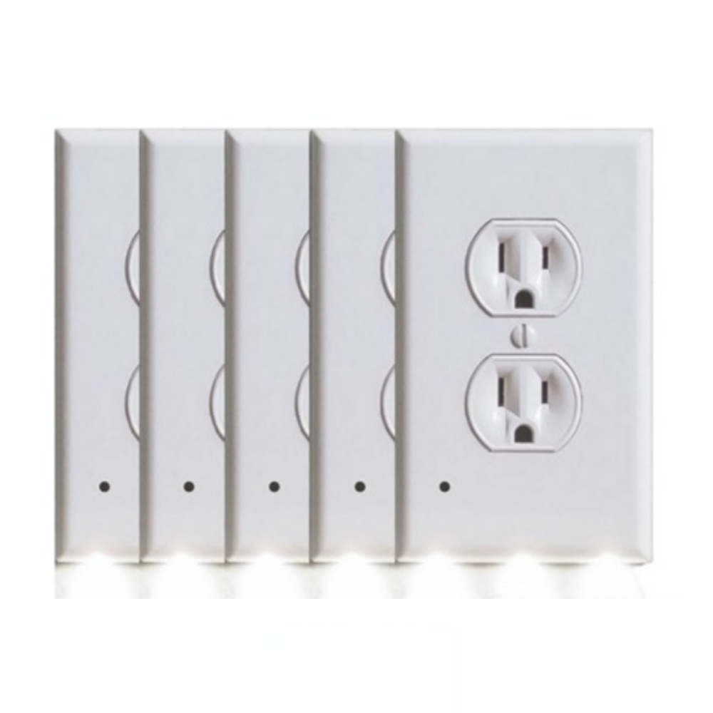 5pk Outlet Covers w/ LED Night Light $17