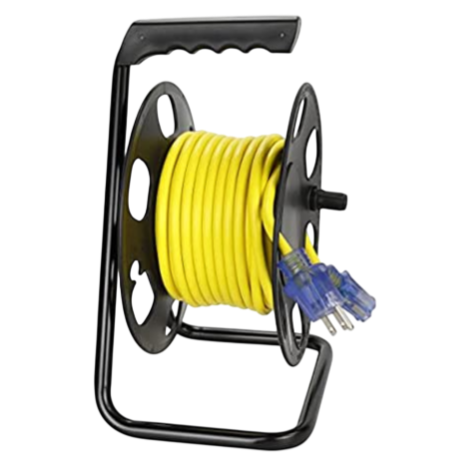 50' Heavy-Duty Extension Cord & Reel $26