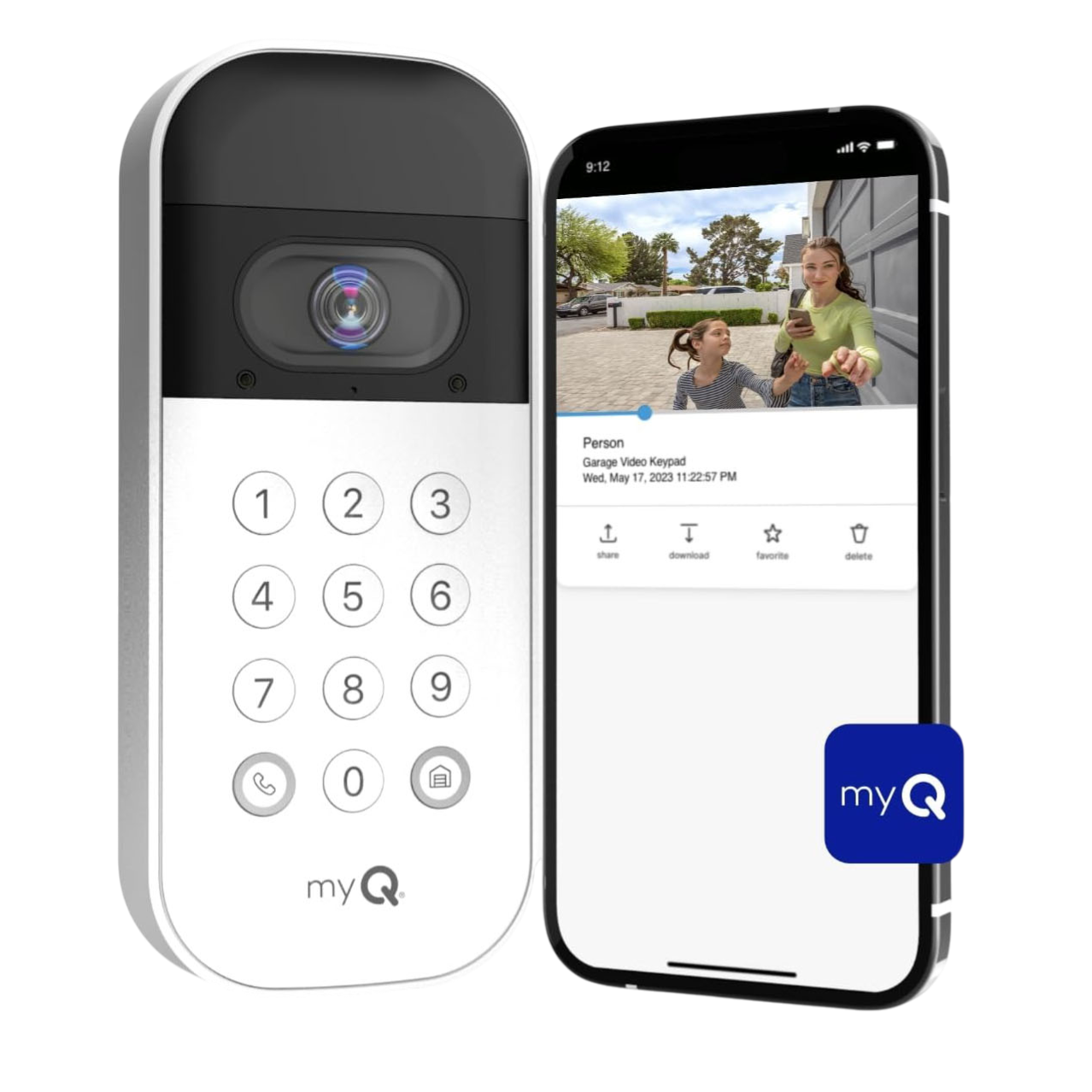 MyQ Video Garage Door Keypad $49