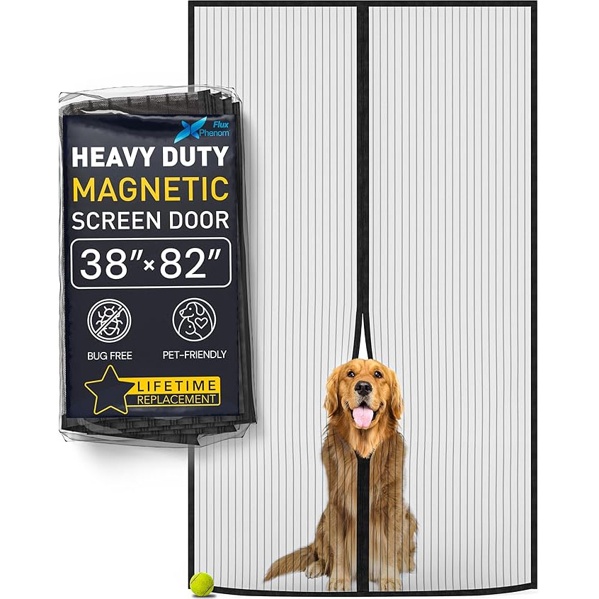 50% Off Heavy-Duty Magnetic Screen Door