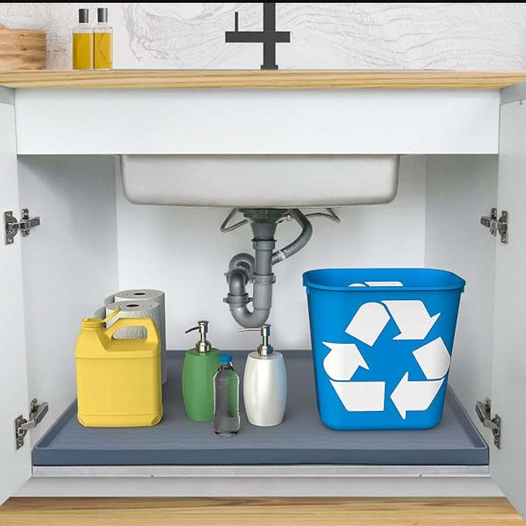 Waterproof Silicone Under-Sink Mat $10