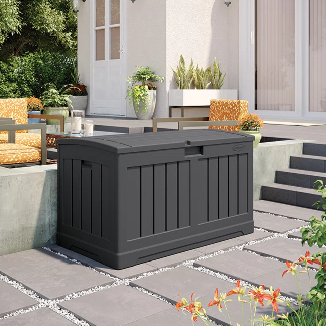 50-Gallon Suncast Deck Box $83