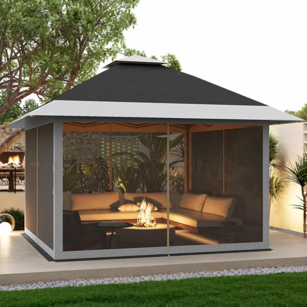 13' x 13' Mosquito Net Gazebo $172